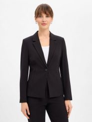 Comma bluza w stylu marynarki Kobiety Sztuczne włókno czarny, 44. Czarne marynarki i żakiety damskie Comma, s, bez wzorów, z włókna, klasyczne. Za 649.95 zł.