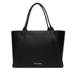 Torebka KARL LAGERFELD. Czarne torebki klasyczne damskie Karl Lagerfeld, bez wzorów, bez dodatków. Za 999.99 zł.