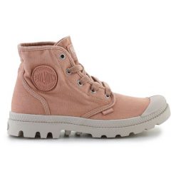 Buty Palladium Pampa Hi 92352-664-M różowe. Czerwone buty sportowe na co dzień damskie bez wzorów, z gumy. Za 517.53 zł.