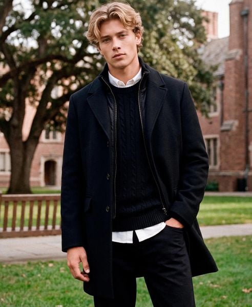 Superdry Tailored Two-in-One Town Coat płaszcz wełniany slim czarny. Czarne płaszcze damskie Superdry., l, bez wzorów, z materiału. Za 798.50 zł.