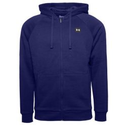 Bluza z kapturem Under Armour UA Rival Fleece FZ Hoodie, Mężczyźni. Niebieskie bluzy z kapturem męskie Under Armour, m, z bawełny. Za 390.00 zł.