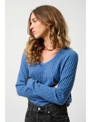 AUTHENTIC CASHMERE Kaszmirowy sweter "Grasmoor" w kolorze niebieskim rozmiar: M. Niebieskie swetry klasyczne damskie AUTHENTIC CASHMERE, m, z kaszmiru, bez kołnierzyka. Za 431.95 zł.