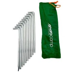 Szpilki do namiotu Enero Camp 8 mm 20cm, kpl 10szt metal. Szare szpilki ENEROCAMP, bez wzorów, bez obcasa. Za 25.04 zł.
