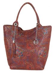 Mia Tomazzi Skórzana torebka "Liberazione" w kolorze czerwonym - 30 x 35 x 18 cm rozmiar: onesize. Czerwone torebki klasyczne damskie Mia Tomazzi, bez wzorów, z materiału, bez dodatków. Za 304.99 zł.