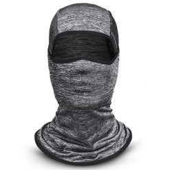 Czapka z pełnym zakryciem, przeciwsłoneczna, oddychająca. Szare czapki męskie ROCKBROS, bez wzorów, z jedwabiu. Za 74.00 zł.