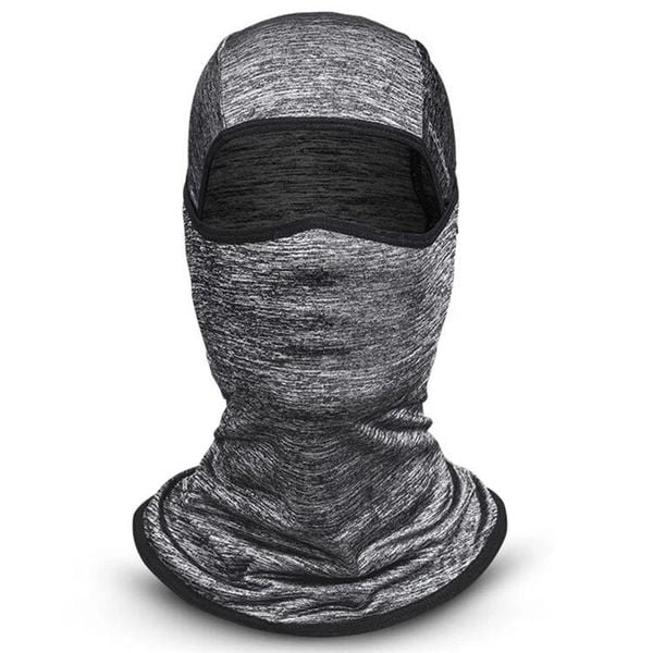 Czapka z pełnym zakryciem, przeciwsłoneczna, oddychająca. Szare czapki męskie ROCKBROS, bez wzorów, z jedwabiu. Za 74.00 zł.