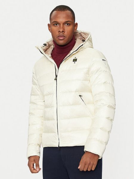 Blauer Kurtka puchowa 24WBLUC03023 Écru Regular Fit. Kurtki męskie Blauer, m, bez wzorów, z puchu, bez kaptura. Za 899.99 zł.