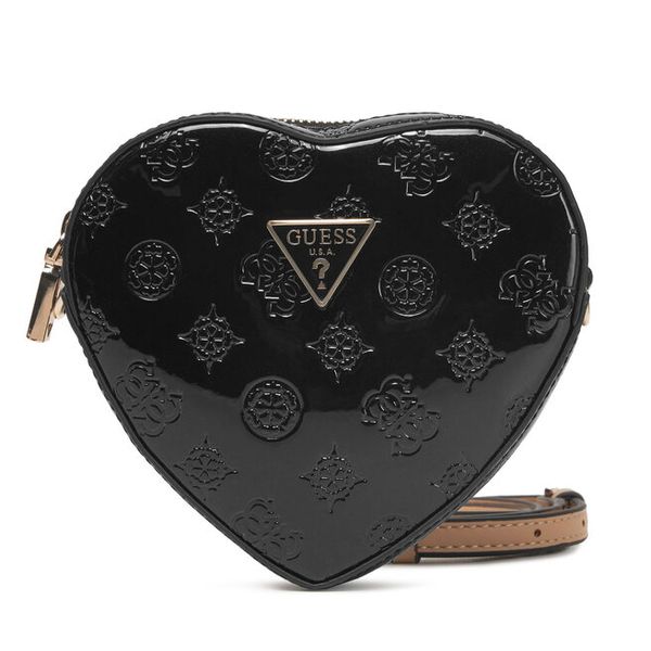 Torebka Guess. Czarne torebki klasyczne damskie Guess, z aplikacjami, bez dodatków. Za 269.99 zł.