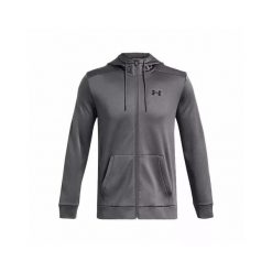 Bluza z kapturem z pełnym zamkiem błyskawicznym Under Armour Fleece®. Czarne bluzy z kapturem męskie Under Armour. Za 401.99 zł.