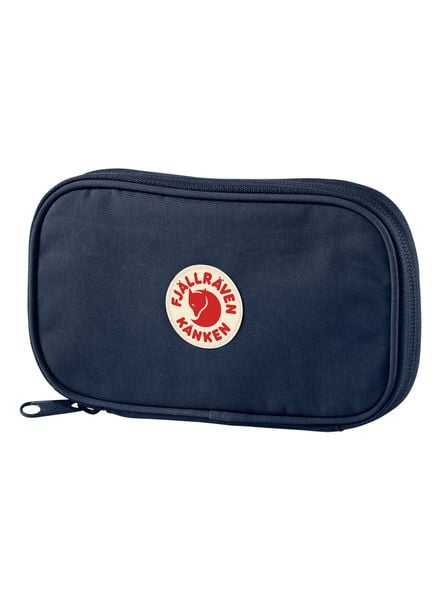 Portfel turystyczny Fjallraven Kanken Travel Wallet - navy. Niebieskie portfele damskie Fjällräven, bez wzorów, z bawełny. Za 296.50 zł.