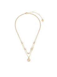 Guess Naszyjnik JUBN02 140JW Złoty. Żółte naszyjniki damskie Guess, ze stali. Za 349.99 zł.