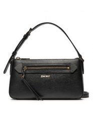 DKNY Torebka R42HKE18 Czarny. Czarne torebki klasyczne damskie DKNY, bez wzorów, ze skóry, bez dodatków. Za 489.99 zł.