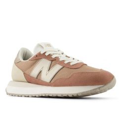 Buty New Balance WS237MSC pomarańczowe. Brązowe buty sportowe na co dzień damskie bez wzorów, z gumy. Za 487.95 zł.
