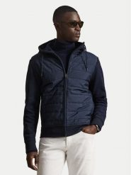 Polo Ralph Lauren Kurtka przejściowa 710B13510001 Granatowy Regular Fit. Niebieskie kurtki męskie Polo Ralph Lauren, m, bez wzorów, z bawełny, bez kaptura. Za 1,198.99 zł.