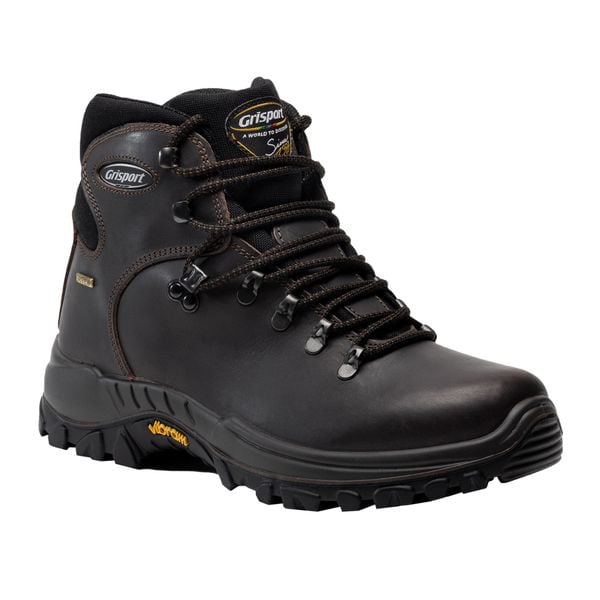 Buty trekkingowe męskie Grisport. Brązowe buty trekkingowe męskie Grisport, bez zapięcia, trekkingowe. Za 449.99 zł.