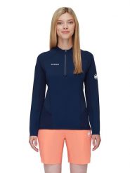Mammut Koszulka funkcyjna "Aenergy FL" w kolorze granatowym rozmiar: M. Niebieskie bluzki sportowe damskie Mammut, m, z materiału, bez kołnierzyka, bez ramiączek. Za 219.95 zł.