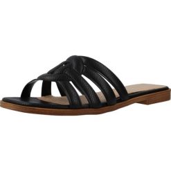 Sandały MTNG 59623M Czarny. Czarne sandały damskie MTNG, bez wzorów, z syntetyku, bez obcasa. Za 126.99 zł.