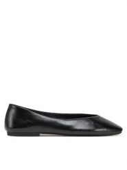 Steve Madden Baleriny Darts SM11003624 Czarny. Czarne baleriny damskie Steve Madden, bez wzorów, ze skóry, bez obcasa. Za 279.99 zł.