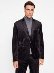 Guess Marynarka Fulham M3BN15 K54M0 Czarny Regular Fit. Czarne marynarki męskie Guess, z aplikacjami, z syntetyku. Za 479.99 zł.