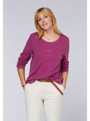 Polo Sylt Koszulka w kolorze fioletowym rozmiar: S. Różowe bluzki damskie Polo Sylt, s, bez wzorów, z bawełny, bez kołnierzyka, bez ramiączek. Za 74.81 zł.