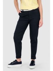 Alife and kickin Spodnie "Hiroko" w kolorze granatowym rozmiar: XXL. Niebieskie spodnie materiałowe damskie Alife and Kickin, bez wzorów, z materiału. Za 104.99 zł.