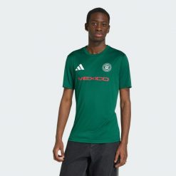 Koszulka Mistrzostwa Świata FIFA 26 Meksyk. Zielone t-shirty sportowe męskie Adidas, uniwersalny, z materiału, bez ramiączek, do piłki nożnej. Za 149.00 zł.