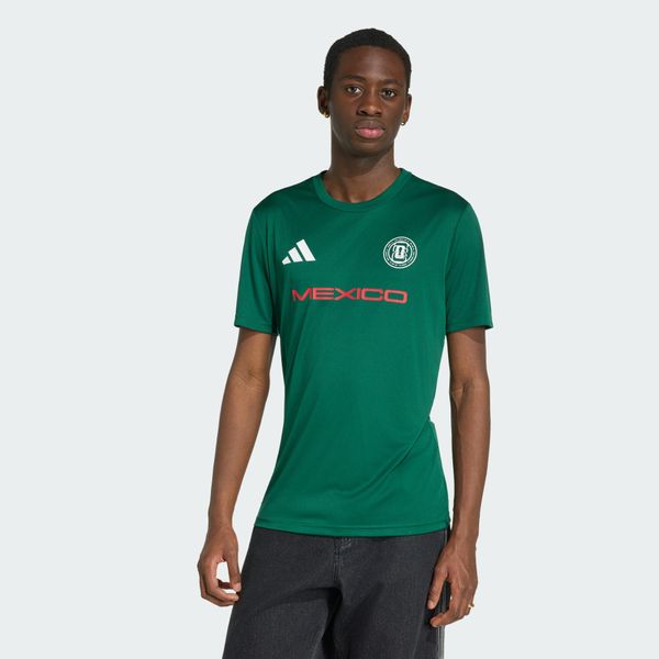 Koszulka Mistrzostwa Świata FIFA 26 Meksyk. Zielone t-shirty sportowe męskie Adidas, uniwersalny, z materiału, bez ramiączek, do piłki nożnej. Za 149.00 zł.