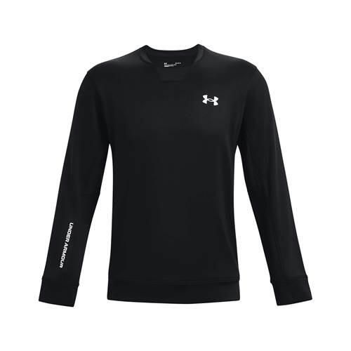 Bluza treningowa męska Under Armour 1366262001. Czarne bluzy bez kaptura męskie Under Armour, bez wzorów, sportowe, bez kołnierzyka, bez ramiączek. Za 405.00 zł.