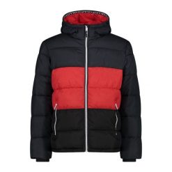 Kurtka z kapturem CMP. Czerwone kurtki męskie CMP, m, bez wzorów, z materiału, z kapturem, snowboardowy. Za 523.60 zł.