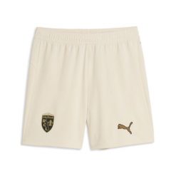 Męskie szorty RC Lens 25/26 PUMA Alpine Snow Matte Gold White Beige. Białe szorty męskie Puma, bez wzorów, ze lnu, sportowe. Za 245.96 zł.