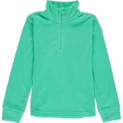Koszulka polarowa w kolorze turkusowym. Niebieskie koszulki dziewczęce CMP Kids, bez wzorów, z materiału, bez ramiączek. W wyprzedaży za 59.95 zł.