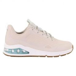 Buty do chodzenia damskie Skechers Uno 2. Brązowe buty sportowe na co dzień damskie Skechers, bez wzorów, z materiału, trekkingowe. Za 385.00 zł.