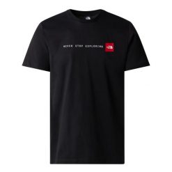 Koszulka na co dzień męska The North Face Never Stop. Czarne t-shirty sportowe męskie The North Face, m, bez ramiączek, trekkingowe. Za 118.99 zł.