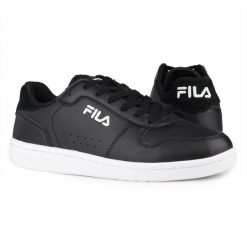 Buty męskie sportowe Fila NETFORCE II X CRT. Białe buty sportowe na co dzień męskie Fila, z gumy, bez zapięcia. Za 173.40 zł.