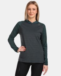 Bluza damska z kapturem Kilpi Aileen. Zielone bluzy z kapturem damskie Kilpi, s, z materiału. Za 179.35 zł.