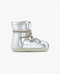 INUIKII MOUNTAIN METALLIC Śniegowce damskie. Szare śniegowce damskie Inuikii, z gumy. Za 879.99 zł.