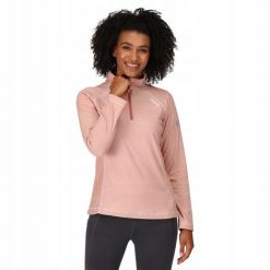 Bluza polarowa dla kobiet Regatta Montes. Brązowe bluzy bez kaptura damskie Regatta, z polaru. W wyprzedaży za 59.99 zł.