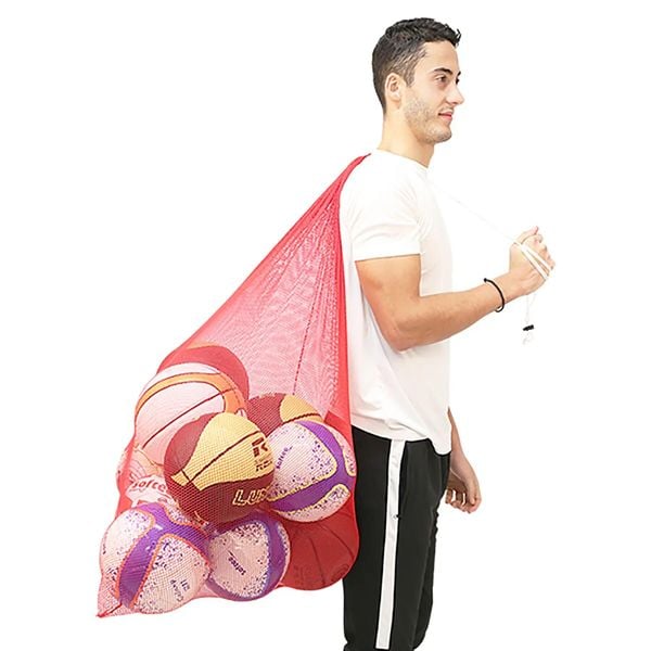 Torba na 30 balonów Softee Jumbo. Czerwone torebki klasyczne damskie Softee, bez wzorów, z materiału, bez dodatków. Za 141.99 zł.