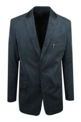 Sportowa Marynarka, Taliowana - Casino - Sztruks - Grafit. Szare marynarki męskie Casino, bez wzorów, z materiału. Za 439.00 zł.