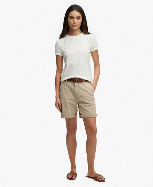 Superdry Chino Shorts – Relaxed fit 97% bawełny. Brązowe szorty męskie Superdry., na lato, bez wzorów, z bawełny, eleganckie. Za 236.60 zł.