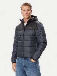 Lacoste Kurtka przejściowa BH6763 Szary ciemny Regular Fit. Szare kurtki męskie Lacoste, m, bez wzorów, z syntetyku, bez kaptura. Za 989.99 zł.