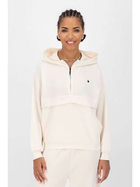 Alife and kickin Sweter "MajviAK" w kolorze kremowym rozmiar: M. Brązowe swetry klasyczne damskie Alife and Kickin, m, bez kołnierzyka. Za 174.43 zł.