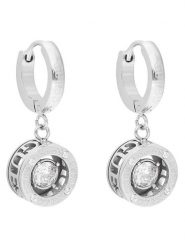 Guess Kolczyki JUBE01 463JW Srebrny. Szare kolczyki damskie Guess, srebrne. Za 149.99 zł.