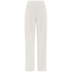 Spodnie Deha Wygodne Spodnie Proste Damskie. Białe spodnie materiałowe damskie Deha, bez wzorów, z elastanu. Za 434.99 zł.