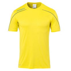 Koszulka Uhlsport Stream 22. Niebieskie t-shirty sportowe męskie UHLSPORT, m, bez ramiączek, na fitness i siłownię. Za 120.50 zł.