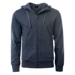 Bluza męska z kapturem Hi-Tec Silian II - ciemnoszara, Rozmiar M. Szare bluzy z kapturem męskie Hi-tec, m, z polaru. Za 104.99 zł.