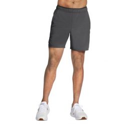 Spodenki sportowe męskie Premier 7 Short. Czarne szorty sportowe męskie Skechers, m, z materiału, trekkingowe. Za 229.99 zł.