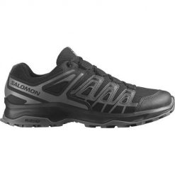 Buty trekkingowe męskie Salomon Extegra. Czarne buty trekkingowe męskie Salomon, z materiału, bez zapięcia, trekkingowe. Za 453.00 zł.