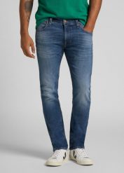 LEE DAREN ZIP FLY MĘSKIE SPODNIE JEANSOWE MIDVISUALCODY L707NLQN 112118294. Spodnie materiałowe męskie Lee, bez wzorów, z jeansu. Za 229.99 zł.
