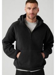 Levi's Bluza polarowa w kolorze czarnym rozmiar: M. Czarne bluzy z kapturem męskie Levi's, m, z polaru. Za 134.85 zł.